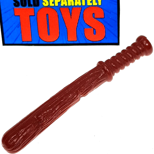 Vtg Dick Tracy & Sam Catchem CLUB stick baseball bat Playmates brown accessory - 第 1/7 張圖片