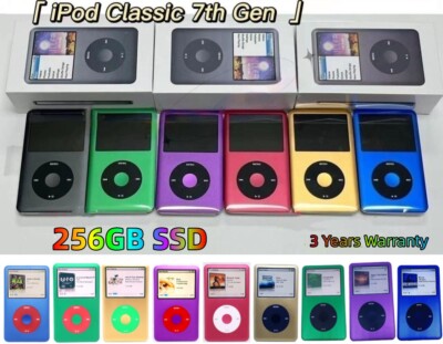 ✓NEW Apple iPod Classic 7th Gen 256GB SSD Flash Custom Sealed