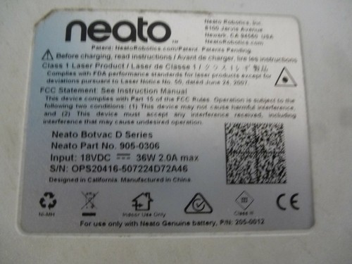 aspirateur neato botvac d75 ( hors service ) - Imagen 6 de 9