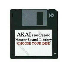 Akai S1000 / S3000 Floppy Disk Master Sound Library Choose Your Disk