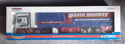 DAF XF Planenanhänger David Murray Transport Ltd - 1:50 Corgi