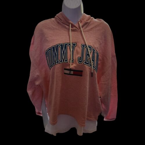 Tommy Hilfiger Womens Pink Adaptive Hoodie Sz Lrg - Picture 1 of 10