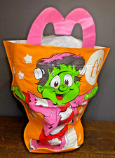 Vintage 1990 McDonald's Happy Meal Halloween Trick or Treat Bag Frankenstein