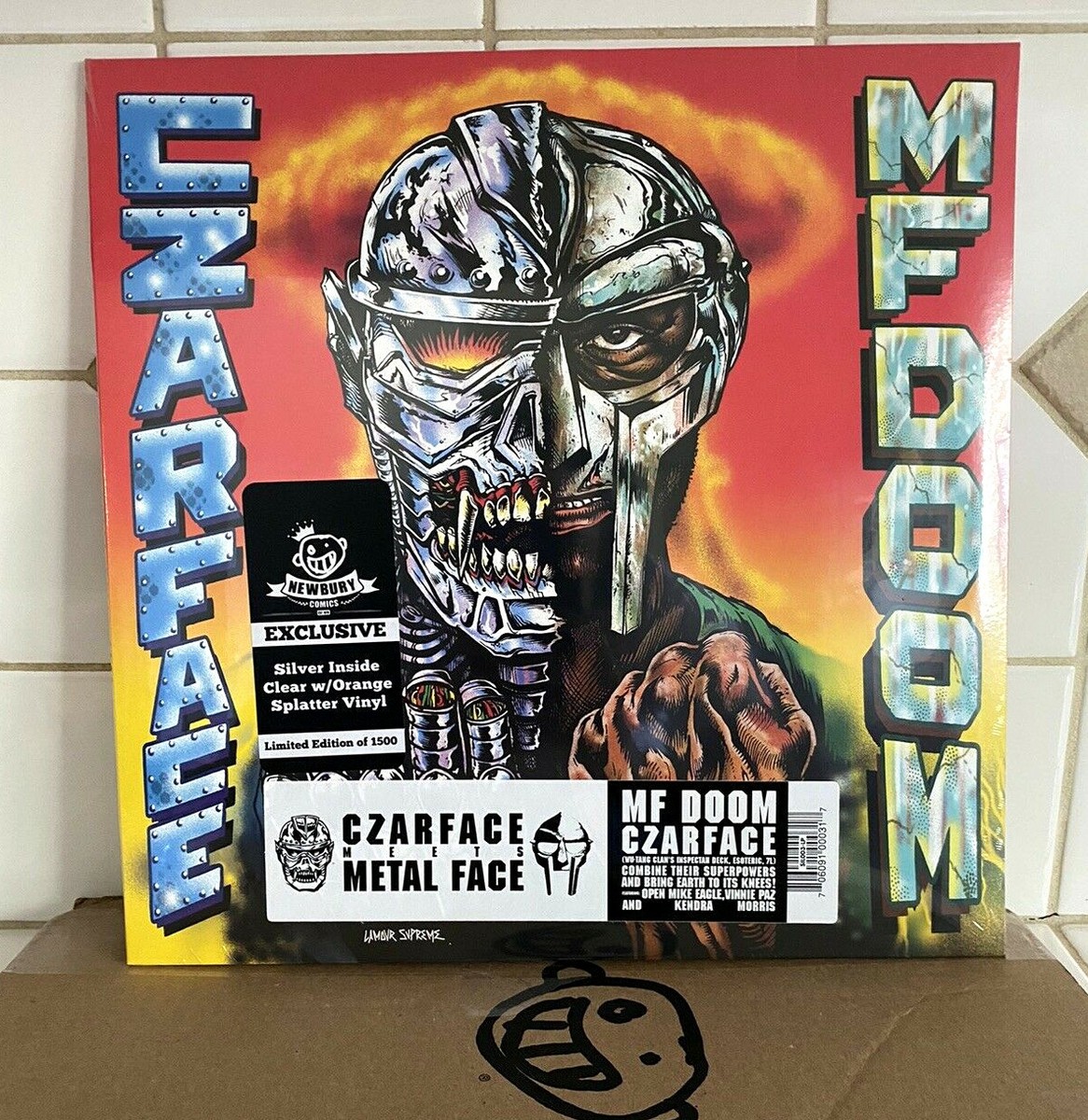 Czarface Meets Metal Face MF Doom Exclusive Silver Clear