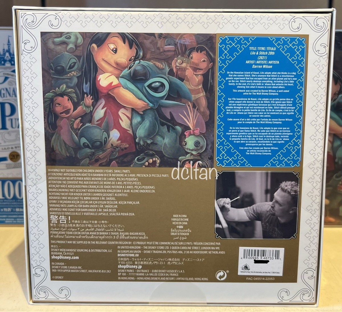 ディズニー Disneyland 20周年 パズル Disney Parks Lilo & Stitch 20th Anniversary 1000 Piece