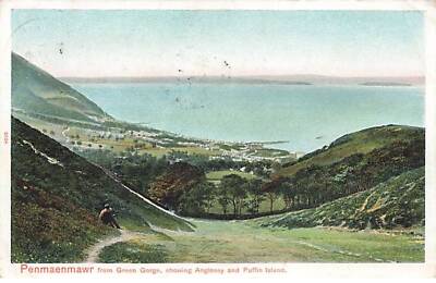 UK - Wales - PENMAENMAWR from Green Gorge, showing Anglesey