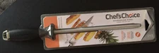 Chef’s Choice Sharpening Steel Straight Edge Knives High Carbon Steel 9” NEW
