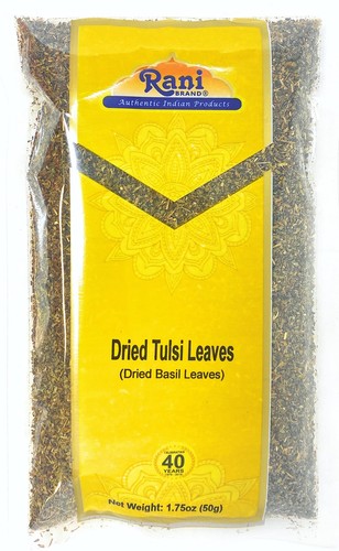 Rani getrocknete Tulsi (indisches Basilikum, Heiliges Basilikum) Blätter 1,75oz (50g) - Bild 1 von 3