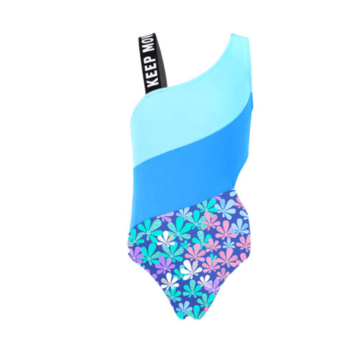 Girls Swimwear Patchwork Bathing Suits Pool Swimsuit Comfortable Bodysuit Kids - Picture 14 of 36