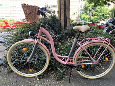 MILORD Fahrrad rosa/beige. 28 Zoll. Nicht benutzt. Gerne Probefahrt.
