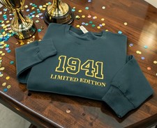 Embroidered Limited Edition Birth Year Hoodie...