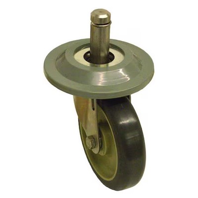 Stem Caster, 325 Lb. Ld Rating, Gray Wheel,  P12sx-Up050d-Sg6-Jpb2