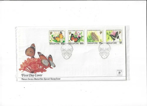 Singapore Year 1993 Butterflies FDC