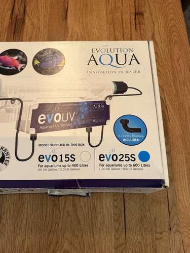 Evolution Aqua EVO25S acuario pecera esterilizador UV - caja abierta pero sin usar - Imagen 2 de 11