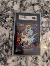 2020 Panini Select  Field Jalen Hurts #350 Maroon Rookie Die-Cut RC SGC 10 