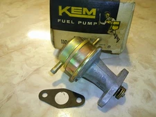Kem Factory New Fuel Pump 1971 1972 73 Ford Pinto,  Mercury Capri 122" Ford Logo