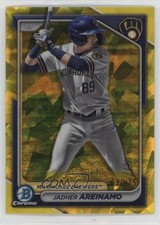 2024 Bowman Sapphire Chrome Prospects Yellow /75 Jadher Areinamo #BCP-2 1d4b