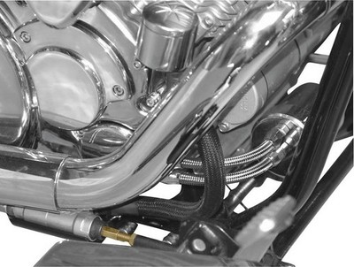 Baron Custom Accessories Ölfilter-Verlagerungs-Kit Motorrad Street Bike