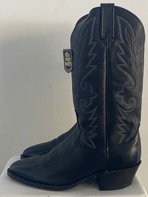 Dan Post Black Corona Western Cowboy Boots Mens 8.5EW