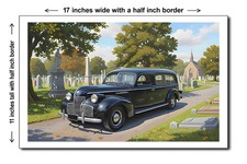 1948 Volvo Hearse - 11x17 Poster Art Print