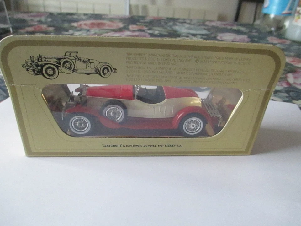 voiture 1/43e Matchbox models of Yesteryear 1931 Stutz Bearcat en boite - Photo 2/2