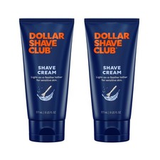 Dollar Shave Club Shave Cream 6 ounce 2 Pack Hydrating Shaving Cream for S