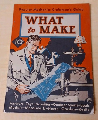 #ad Vintage 1935 Popular Mechanics Craftsman#x27;s Guide quot;What To Makequot; Magazine $19.95