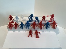 Lot Of 17 MPC MARX Astronauts Space Men Mini Plastic Vintage