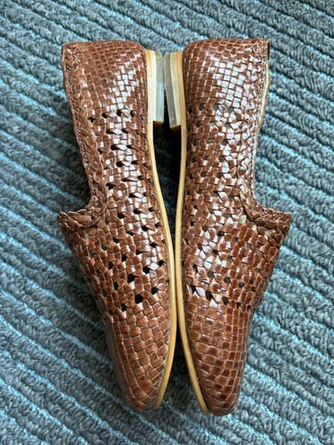 For Love And Lemons Woven Loafer Flats Sz 10 NWOB Classic Preppy - Picture 4 of 10