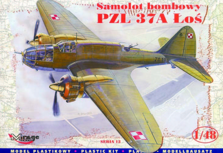 Mirage Hobby 48131 - 1:48 PZL 37A Los Bomber