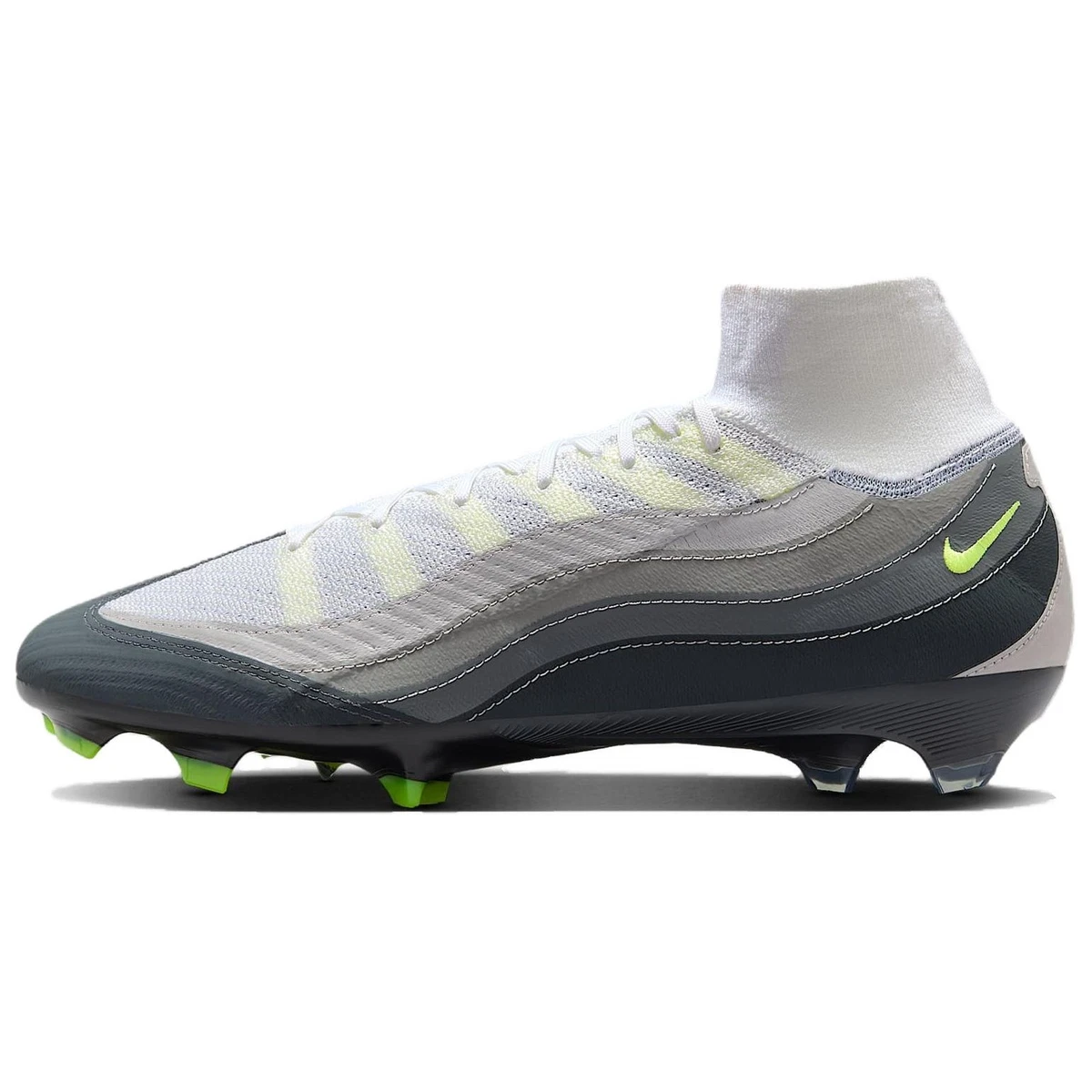 Nike Mercurial Superfly 6 Elite FG Grey Yellow - огромный выбор по