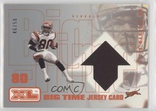 2002 Upper Deck XL Big Time Jerseys Silver 46/50 Peter Warrick #BTPW 0o9