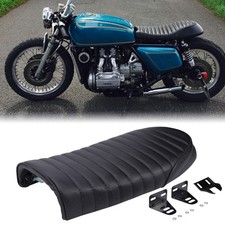 Retro Motorcycle Flat Cafe Racer Saddle Seat For Honda GL500 GL650 GL1000 GL1100