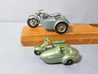 Lesney Matchbox #4 & #36 Triumph T110 Motorcycle & Sidecar Lambretta TV 175