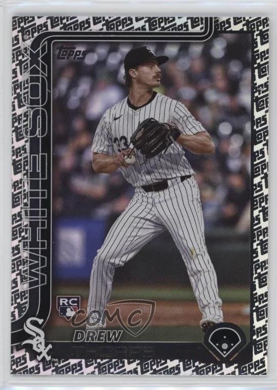2025 Topps Series 1 Topps Foil Pattern Drew Thorpe #320 05ja