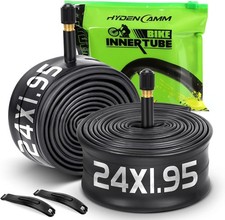 2 Pack 24x1.75/2.125 Bike Tube, 24x1.75 24x1.95 24x2.10 24x2.125 with 35mm