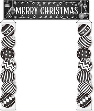 3 Pcs Christmas Decoration Outdoor Christmas Porch Sign for Front Yard Hanging B