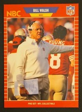 1989 Pro Set - announcer inserts Bill Walsh #30