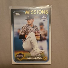 2024 Topps Pro Debut Robby Snelling RC Padres