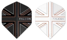 FALCON DARTS™ RTX Strong Union Jack Dart flights Standard Shape 10 set Pack