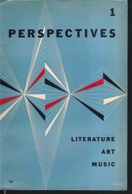 PERSPECTIVES #1 Faulkner Thornton Wilder Carlos Williams Ben Shahn Autumn 1952