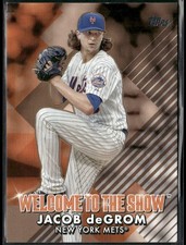2022 Topps Series 1 Welcome to the Show Gold /75 Jacob deGrom #WTTS-35 Mets