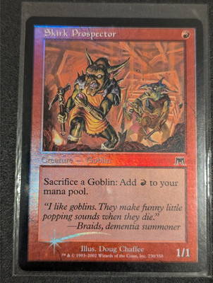 Skirk Prospector - FOIL - Onslaught - NM - MTG - Magic the Gathering - Rot