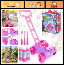Bubble Lawn Mower for Toddlers 1-3, Outdoor Bubble Machine, Summer Gardening Toy