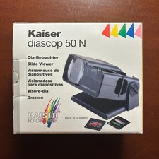 Kaiser Diascop 50N Semi-Automatic Slide  Filmstrip Viewer Pototechnik Germany