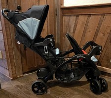 Baby Trend Sit N' Stand  Double Stroller- Desert Blue