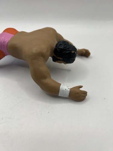 VINTAGE 1989 WWF LJN HAKU BLACK CARD SUPERSTARS ACTION FIGURE (23) - Picture 18 of 20