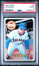 1969 TOPPS #43 JOE NIEKRO PSA 4
