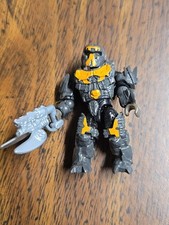 HALO MEGA BLOKS NARANJA PACTO BRUTO DESTERRADO CON MINI FIGURA DE ESPIGADOR