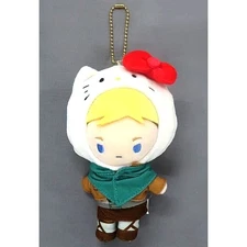 Attack on Titan X Sanrio Erwin Smith Hello Kitty Munyugurumi Ball Cha Japan A385